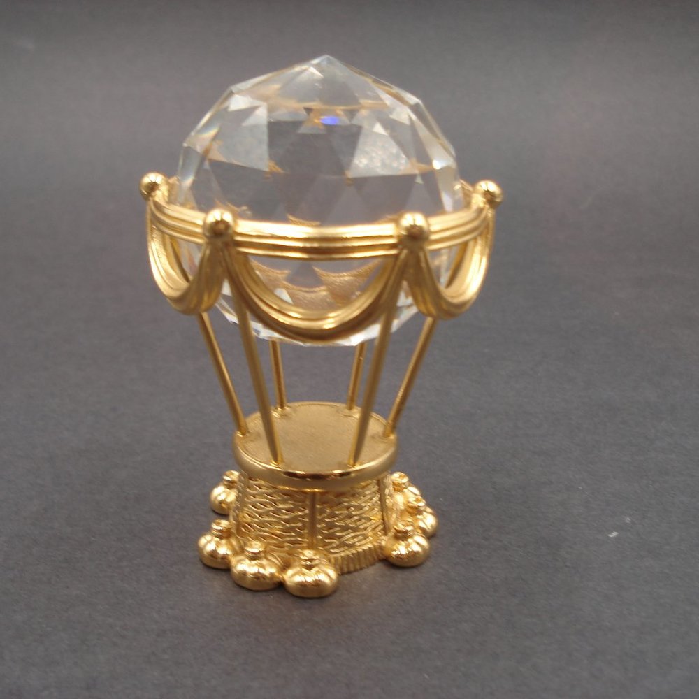 Swarovski Hot Air Balloon Crystal Figurine 1986